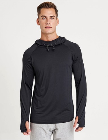 A-JC037-Mens Cool Cowl Neck Top